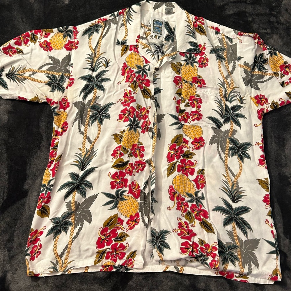 Vintage Hawaiian Button Down Shirt